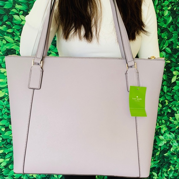 Kate Spade Cameron Large Pocket Tote Icy Lavender - Picture 3 of 8